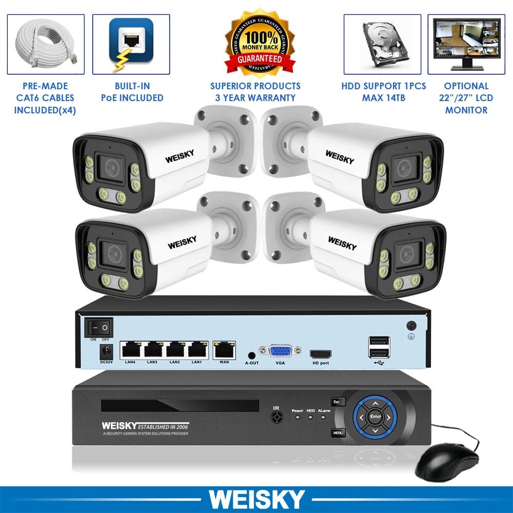 1776802267_IMG_6389.jpeg WEISKY 4 CH CCTV SET - Image 1