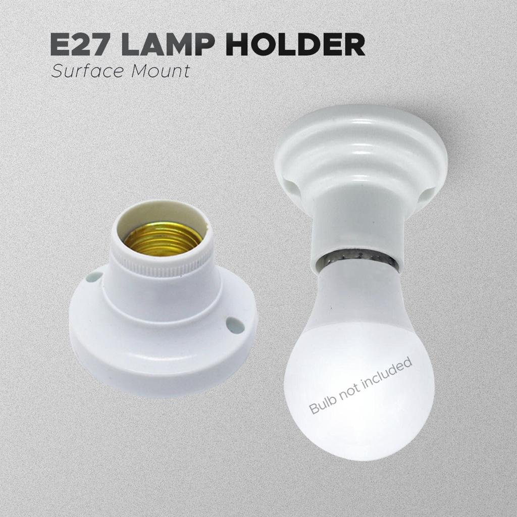 1771202658_sg-11134201-7r98o-lkjou7hlxocy68.jpg E27 Socket Light Bulb Holder - Image 1